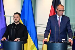Chancellor Friedrich Merz welcomed President Volodymyr Zelensky
